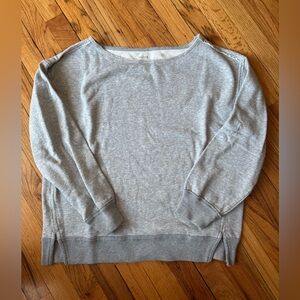 Hollister Light Gray Crew Neck Sweater
